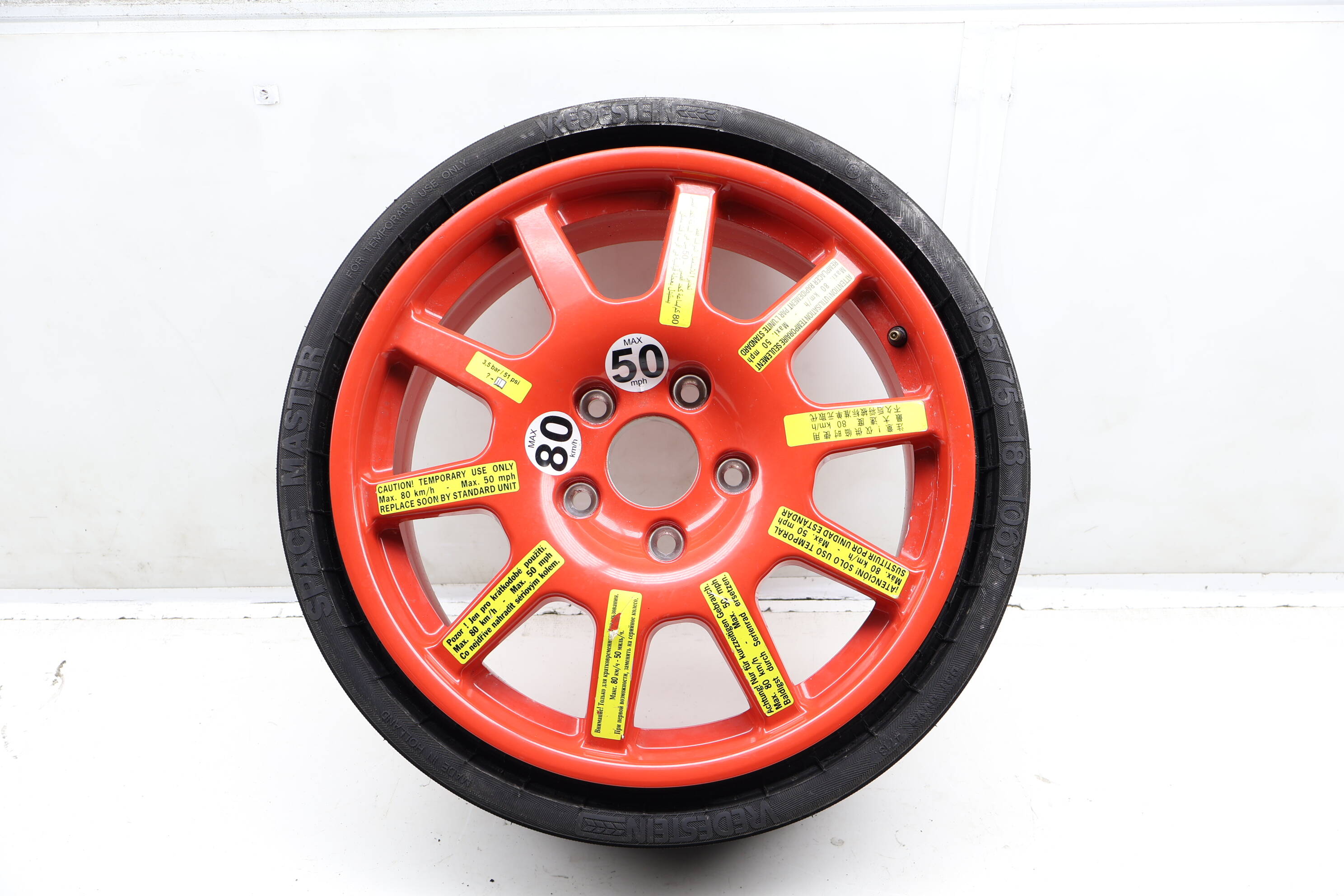 18" Inch Compact Spare Wheel / Tire 7P0601027 95836205000