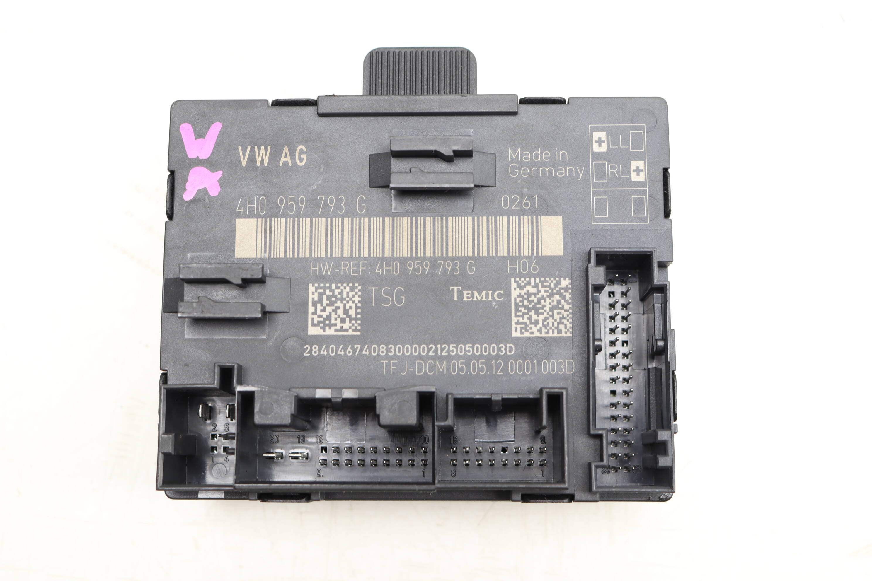 Door / Window Control Module 4H0959793G