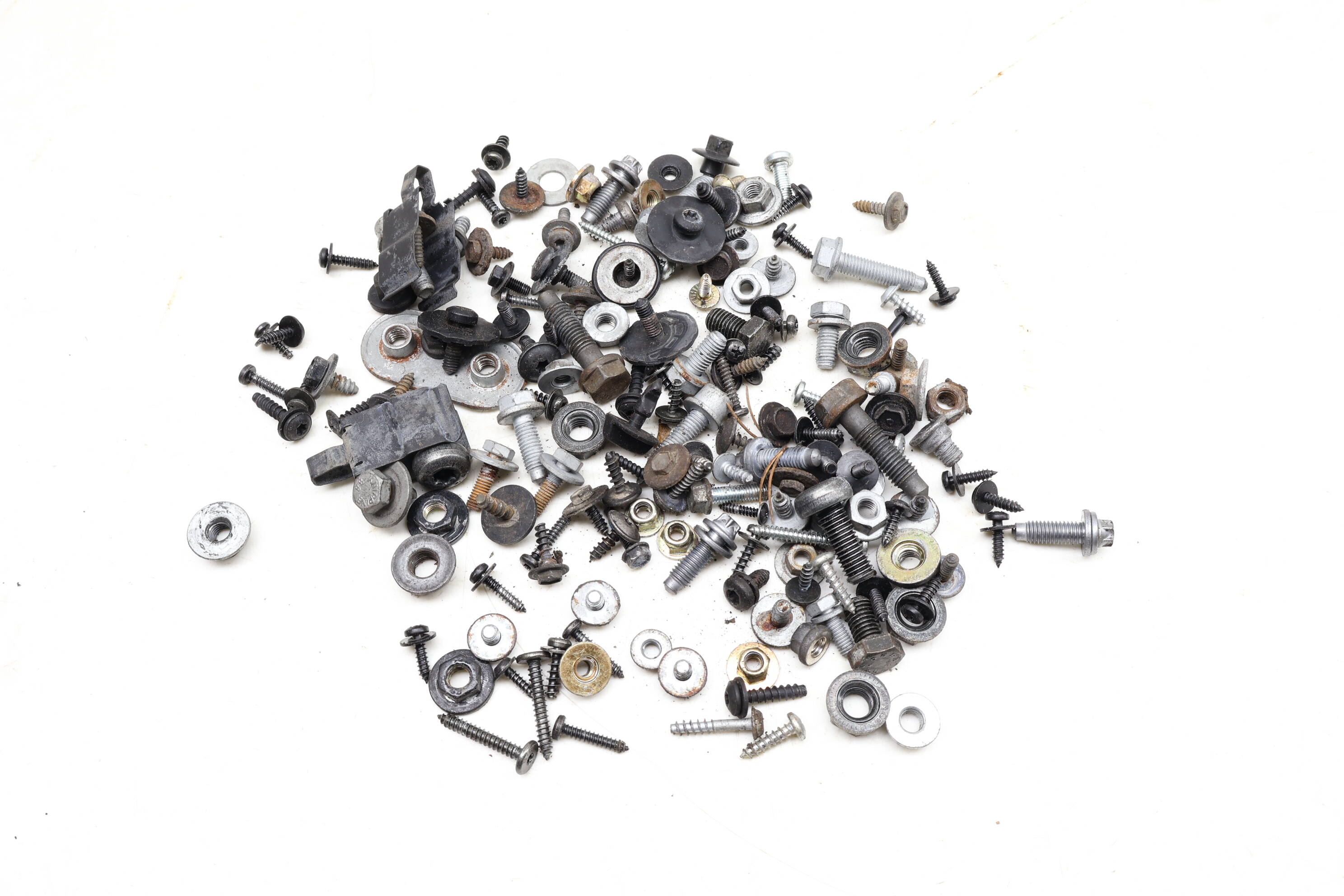 Assorted Mixed Bolts, Nuts, Screws, Washers, Etc