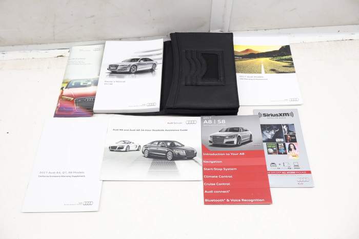 2017 Owners Manual (A8) main product photo