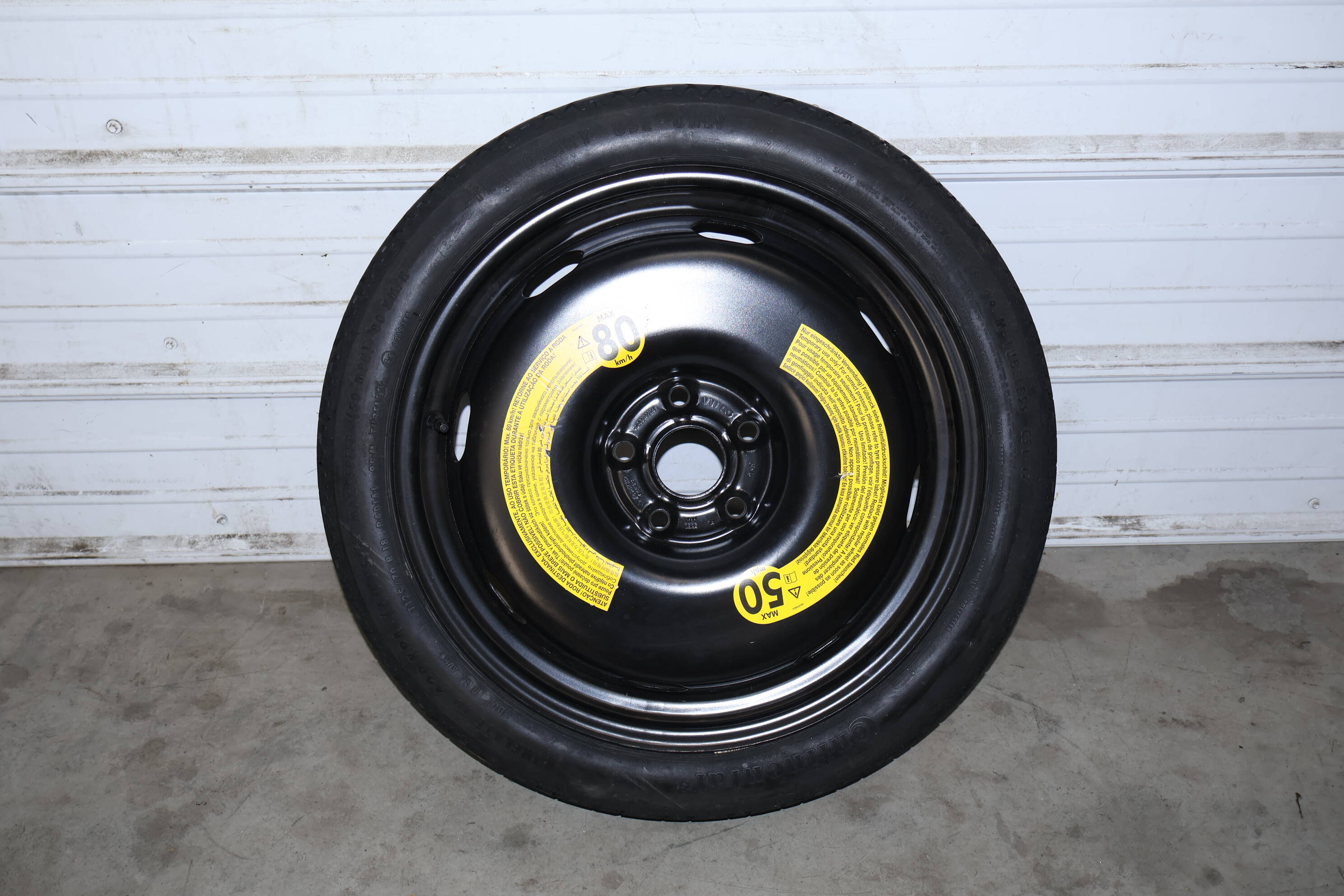 18" Inch Compact Spare Tire / Wheel 1K0601027AP