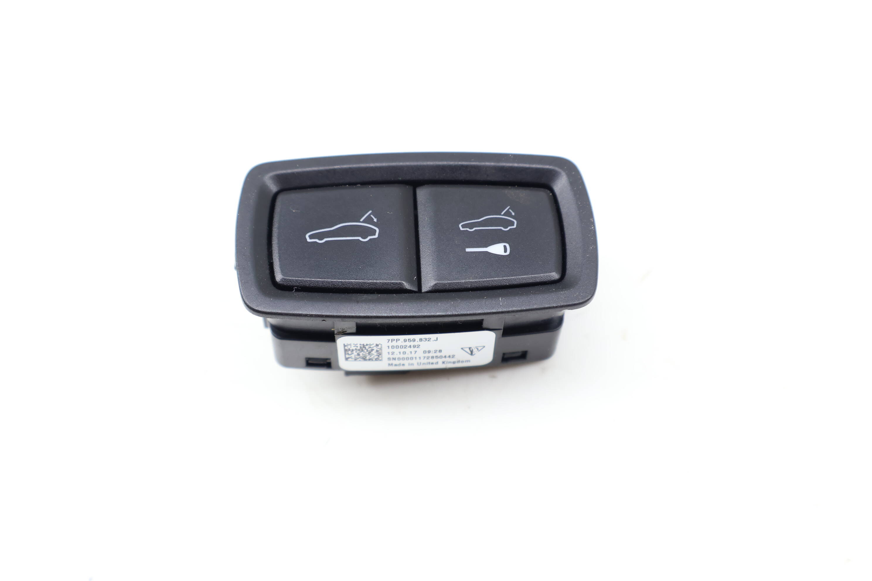 Trunk Hatch Lid Switch / Button 7PP959832J