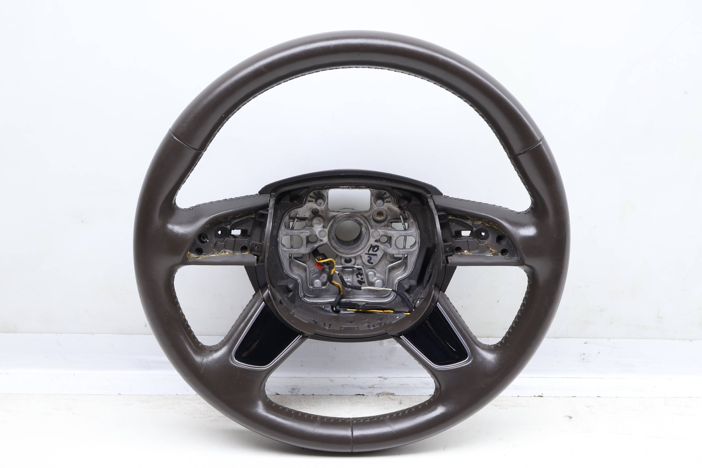 4-Spoke Heated Leather Steering Wheel 4H0419091BA