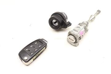 Ignition Lock Switch / Cylinder W/ Key 8J0898375E