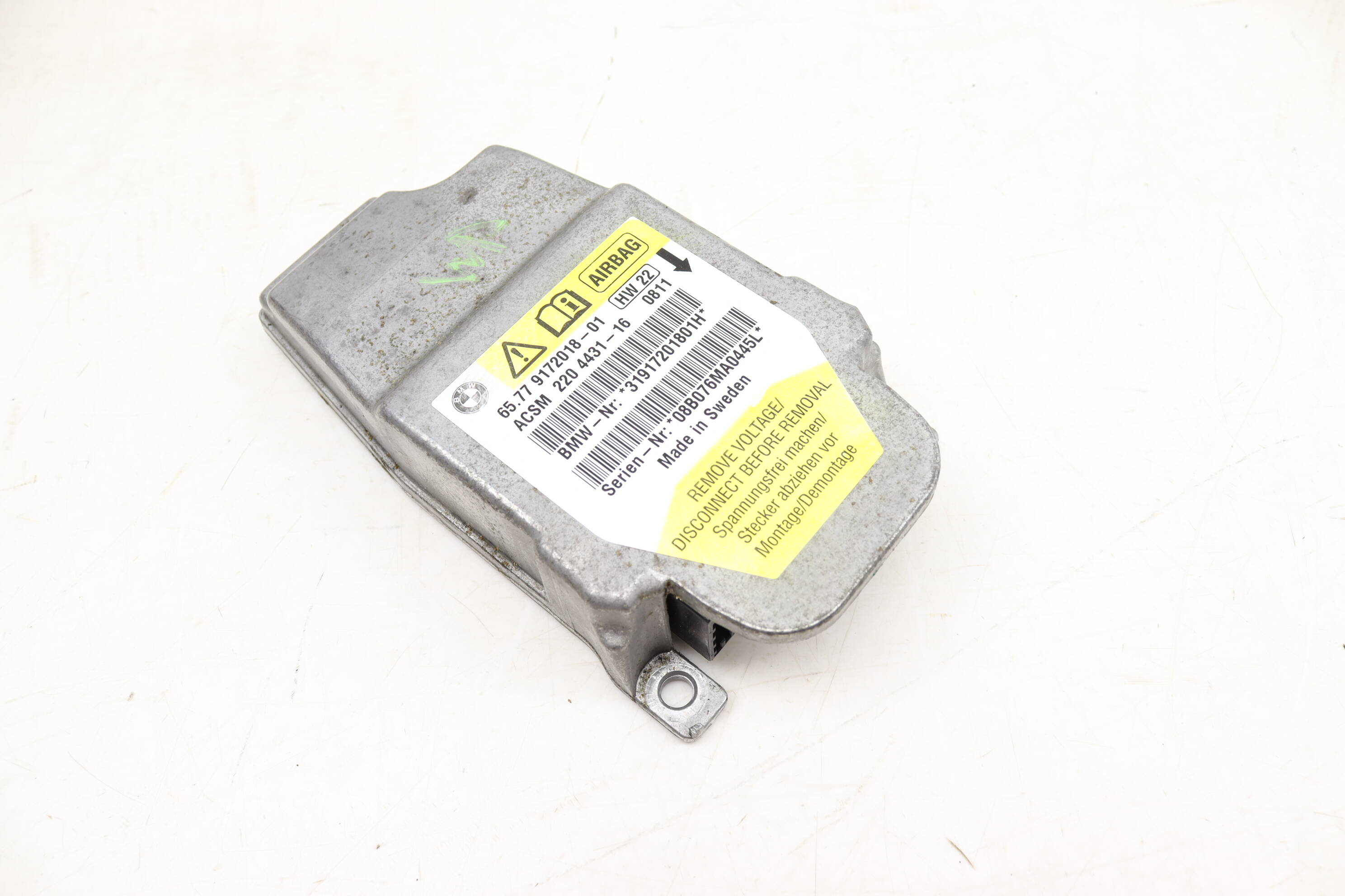 lady　1225 BMW Airbag / Air Bag Control Module 65779172018
