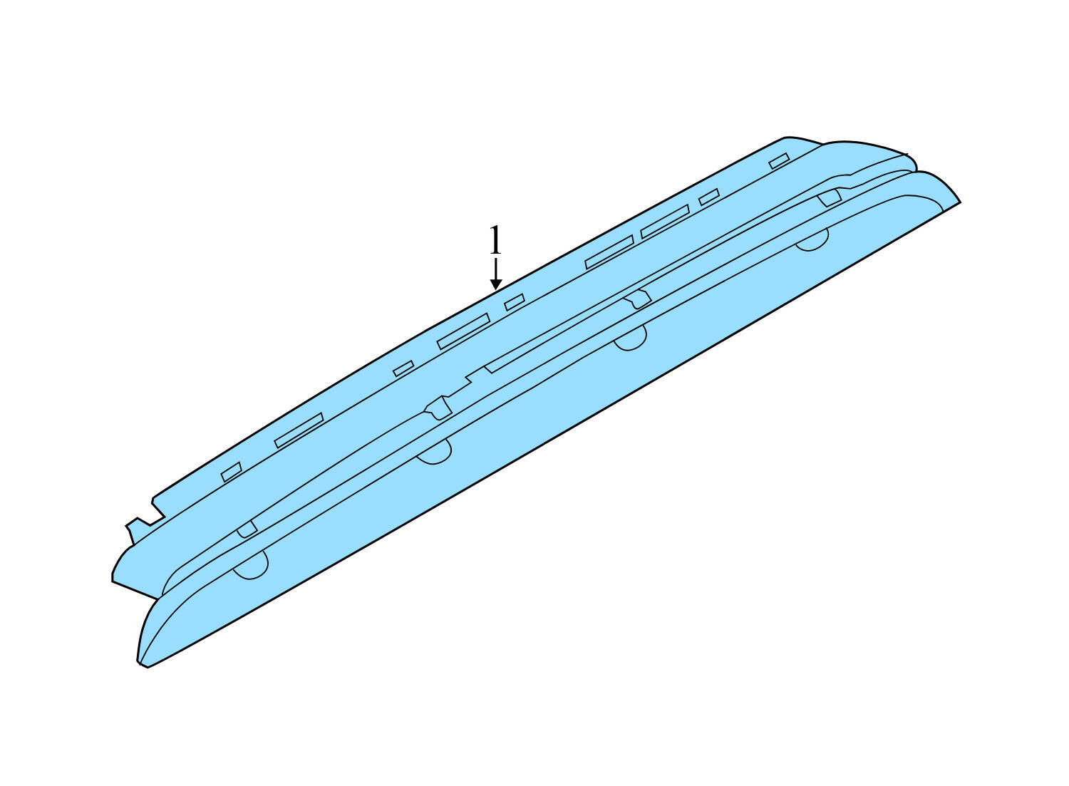 AMGさま専用 BMW Rear Center / Third Brake Light (X1) 63252990993