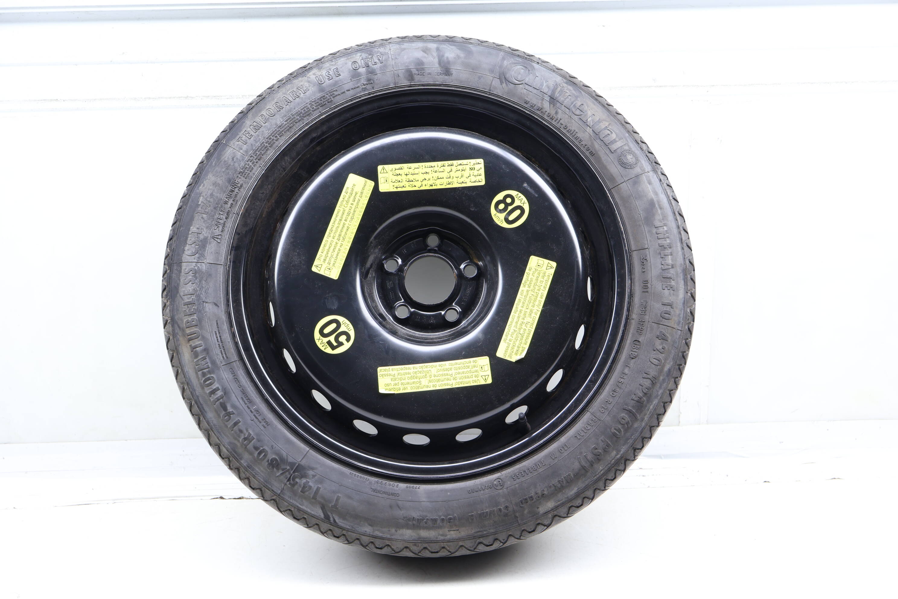 19" Inch Compact Spare Wheel / Tire 4H0601027B