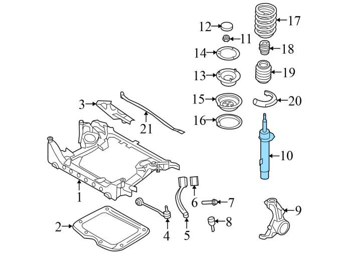むっちゃん① BMW Front Right Strut / Shock Absorber 31316796468