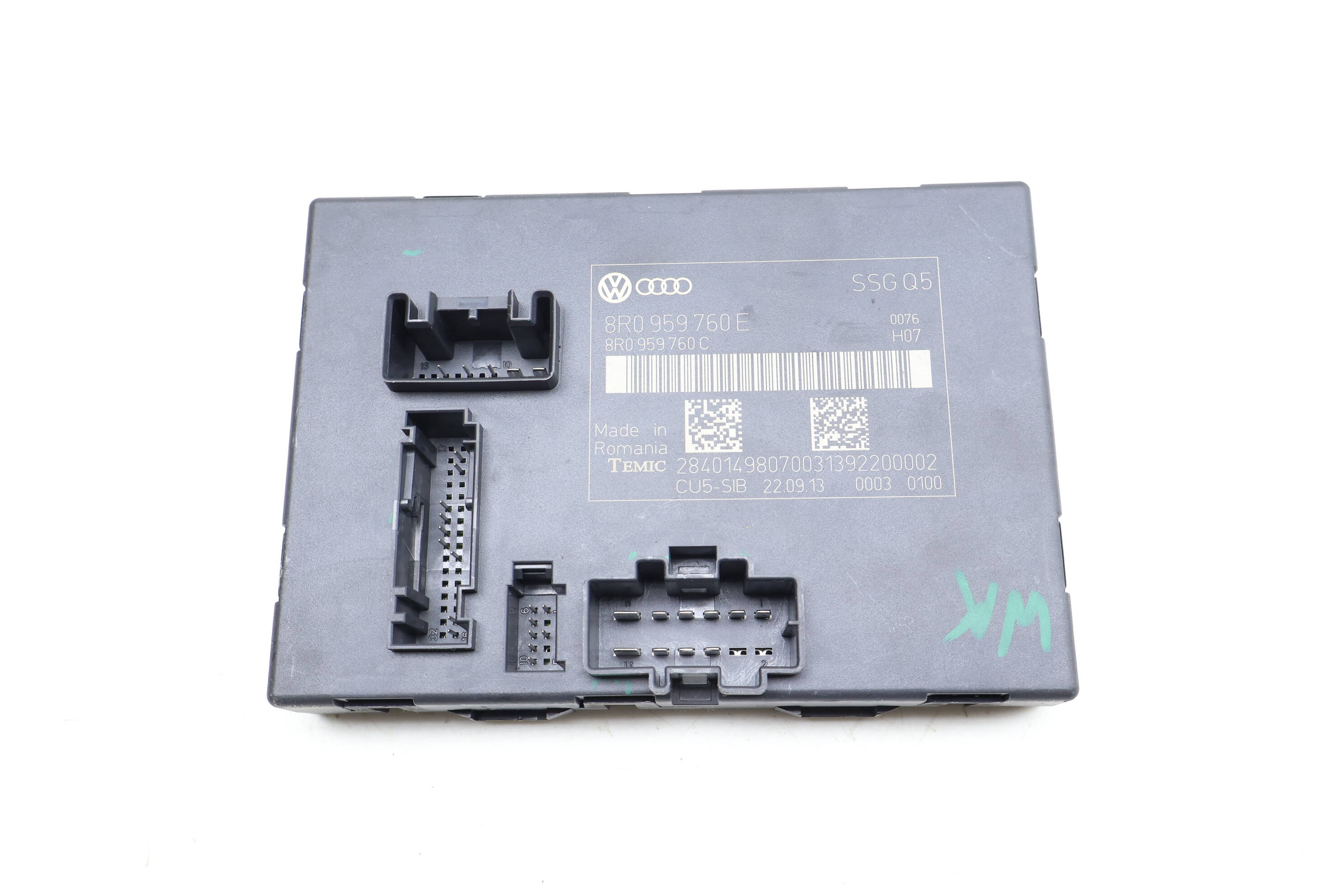 Seat / Backrest Adjustment Control Module 8R0959760E