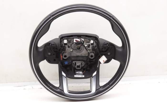 3-Spoke Leather Steering Wheel J8A23F563DF main product photo