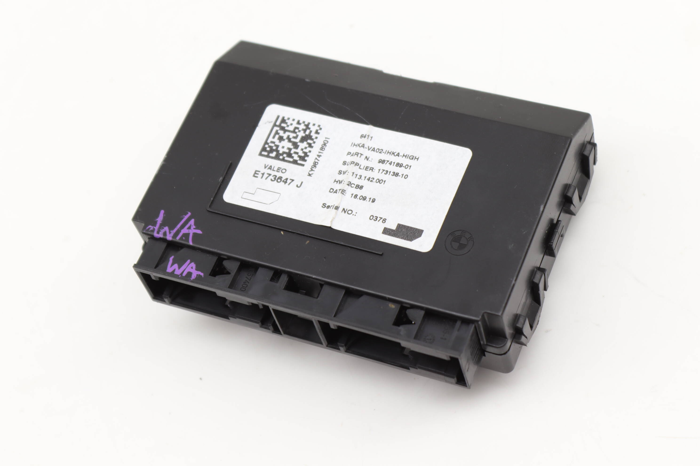 BMW Ac / Air Conditioner Control Module 64119874189