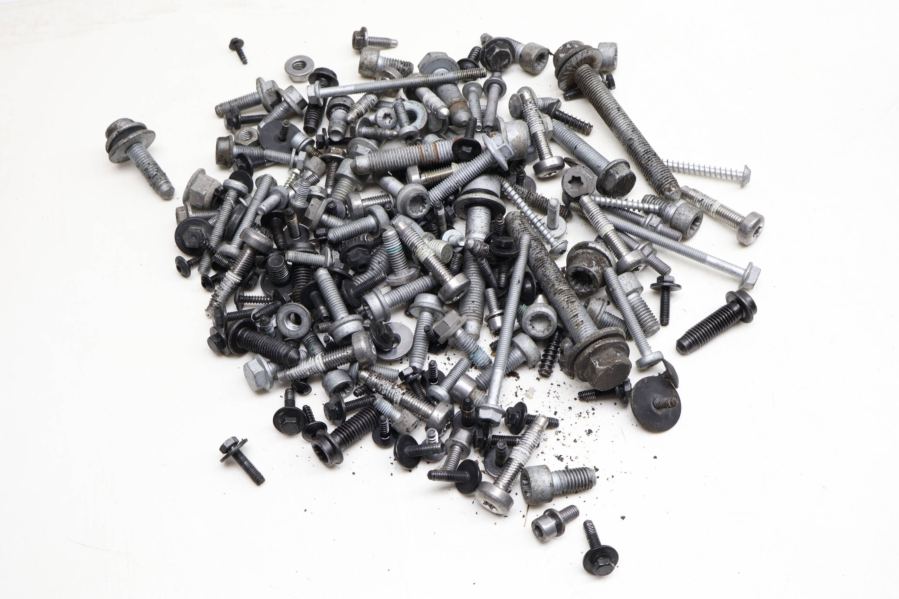 Assorted Mixed Bolts, Nuts, Screws, Washers, Etc