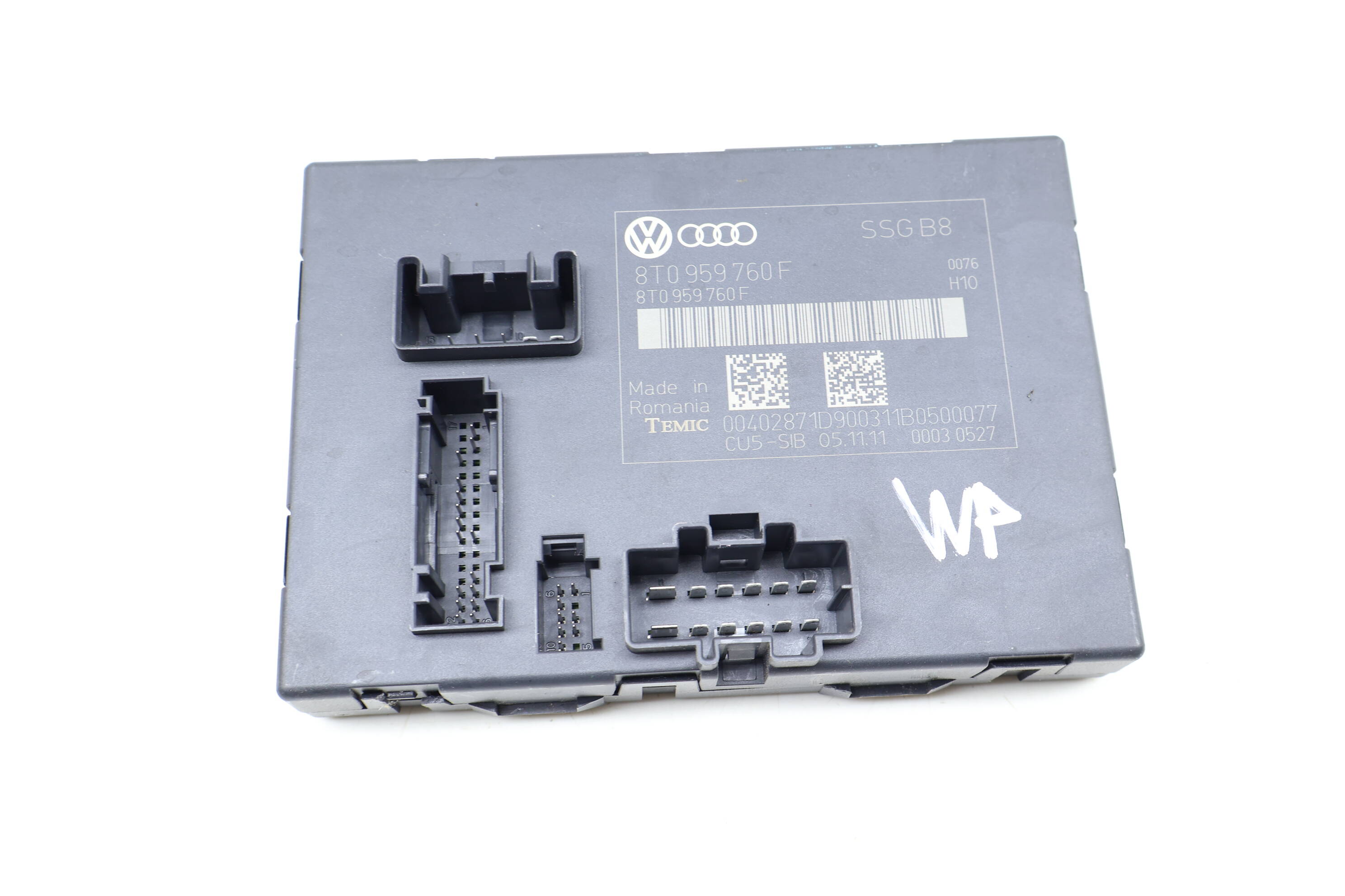 Seat Adjustment Control Module 8T0959760F