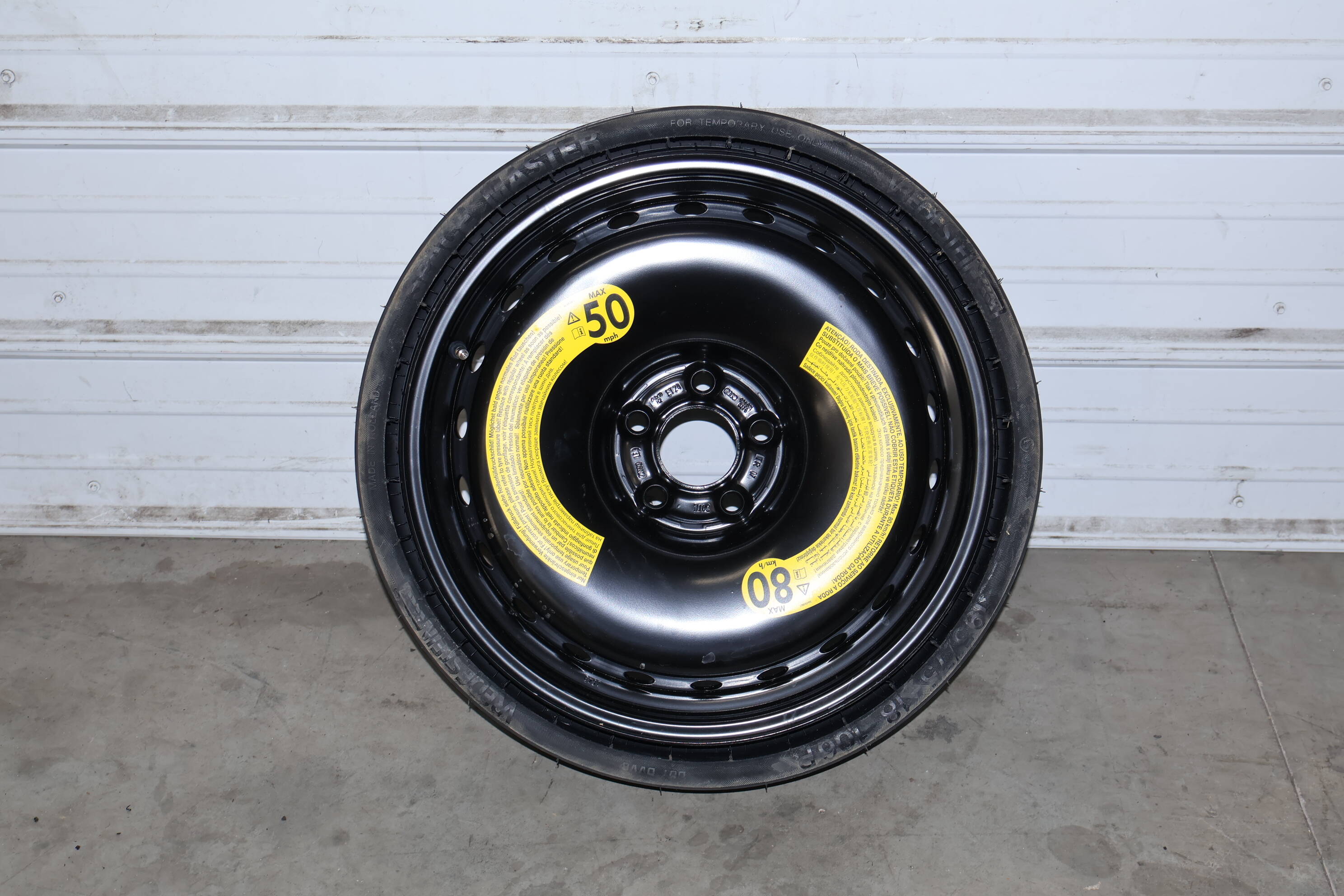 18&quot;&#x20;Inch&#x20;Compact&#x20;Spare&#x20;Wheel&#x20;&#x2F;&#x20;Tire&#x20;80A601027B