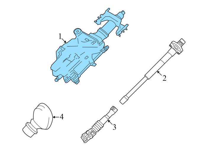 BMW Electric Steering Column Assembly 32306787926 BMW Electric Steering Column Assembly 32306787926