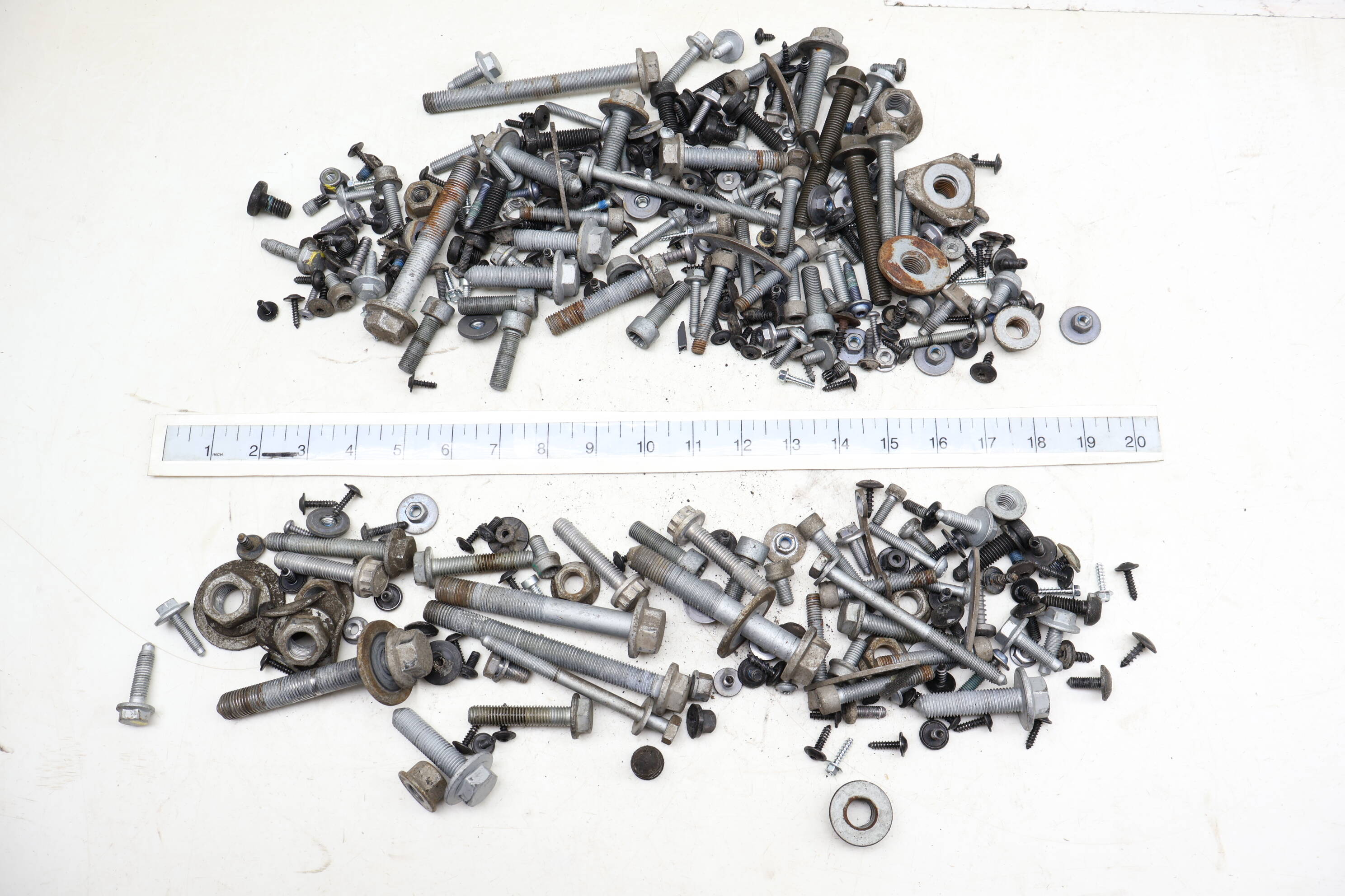 Assorted Mixed Bolts, Nuts, Screws, Washers, Etc