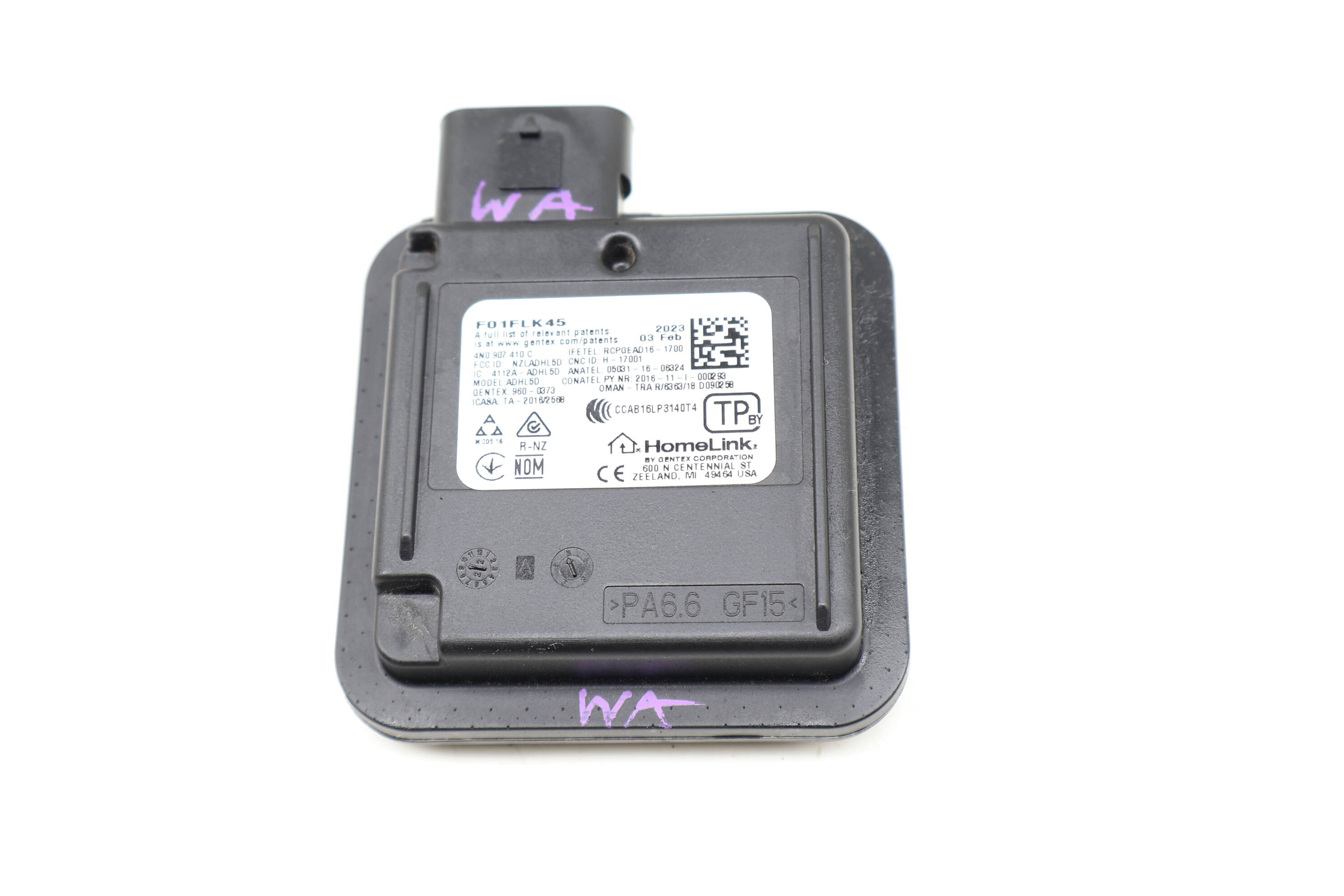 Homelink / Garage Door Opener Module 4N0907410C PAB907410