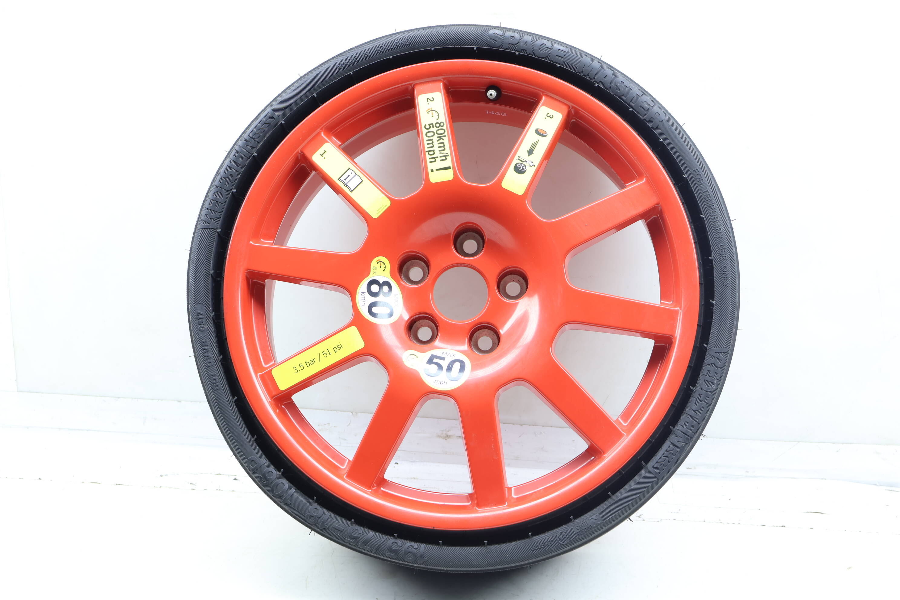 18" Inch Compact Spare Tire Donut / Wheel / Rim 95B601027B