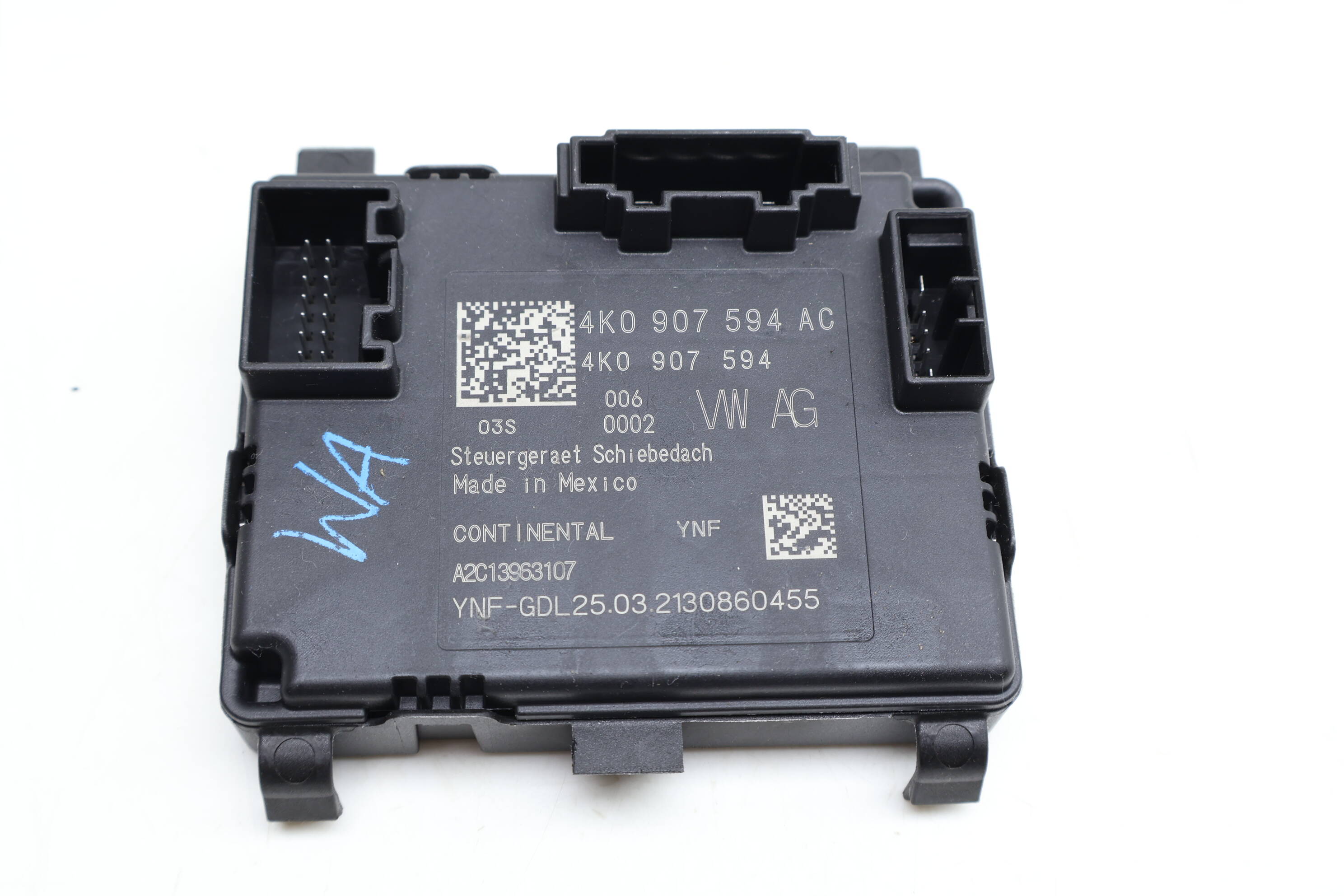 Sunroof / Sun Roof Control Module 4K0907594AC