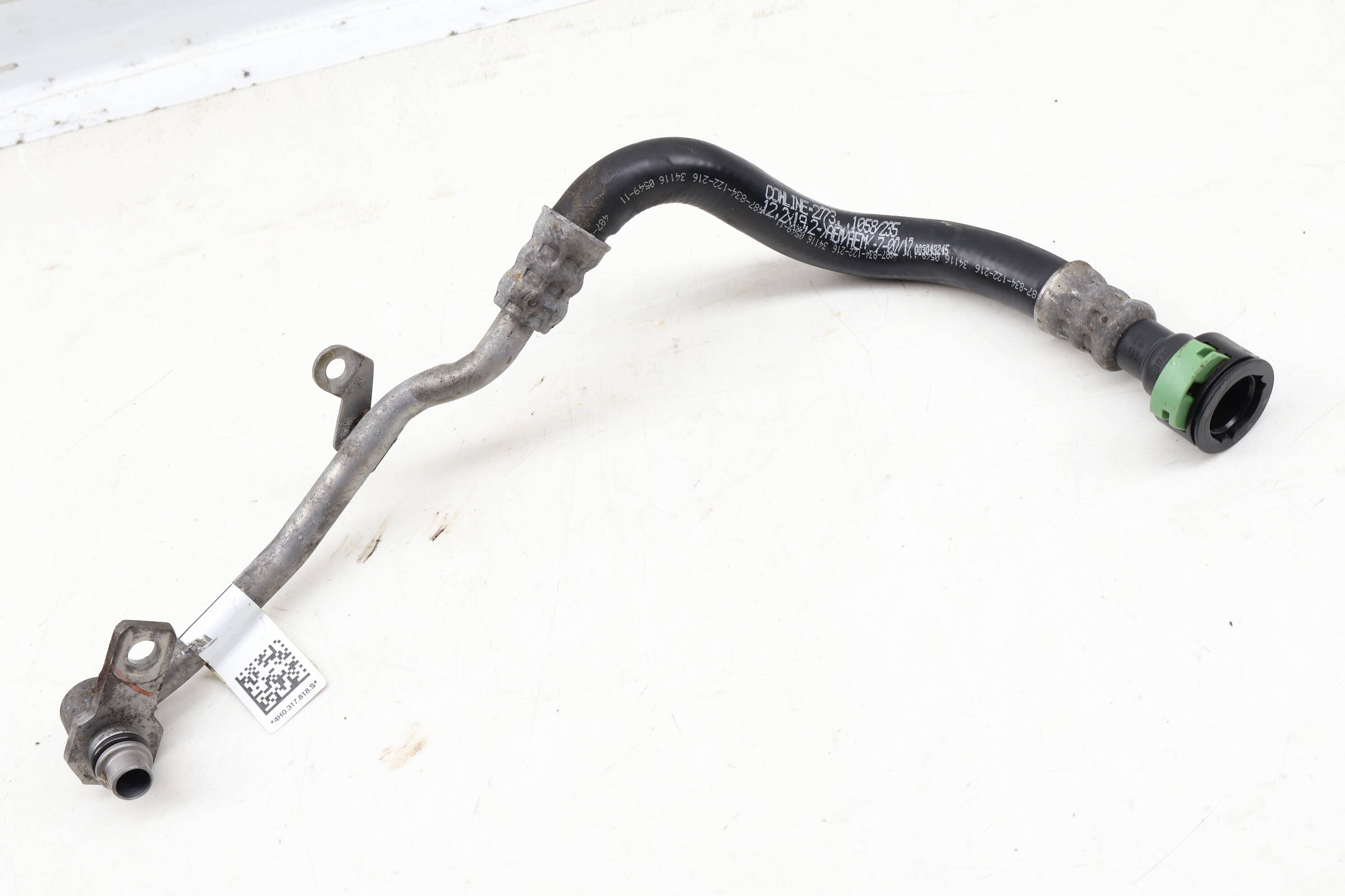 Transmission Oil Cooler Line / Pipe (Supply) 4H0317818S