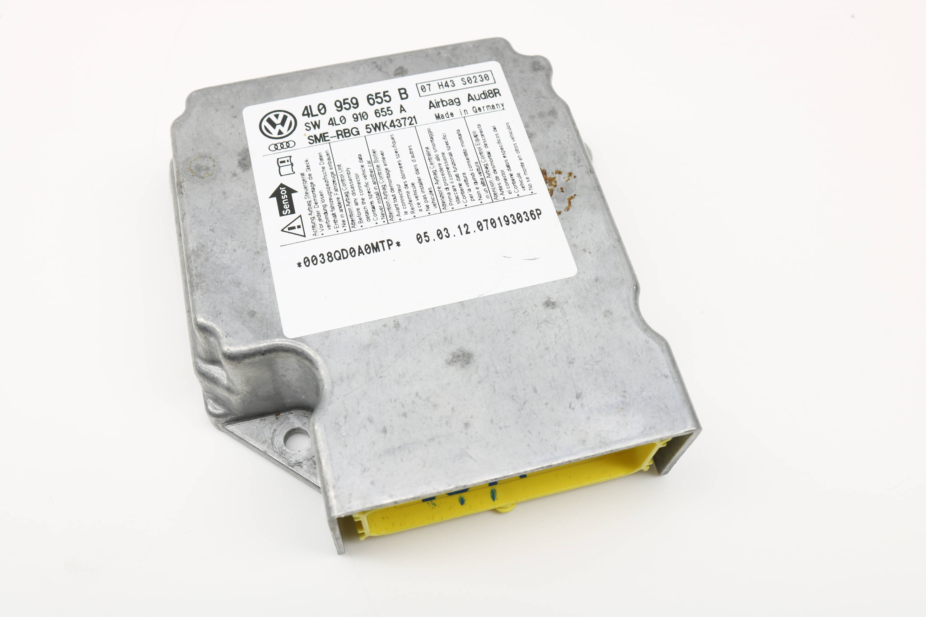 Srs / Air Safety Bag Control Module 4L0959655B