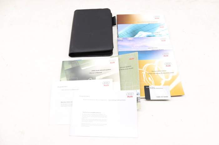2004 Owners Manual (Allroad) WSA2415614BH21 main product photo
