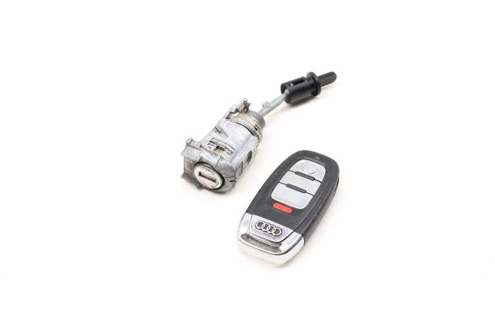 Lock Switch / Cylinder Set W/ Key 8T0898374BE main product photo