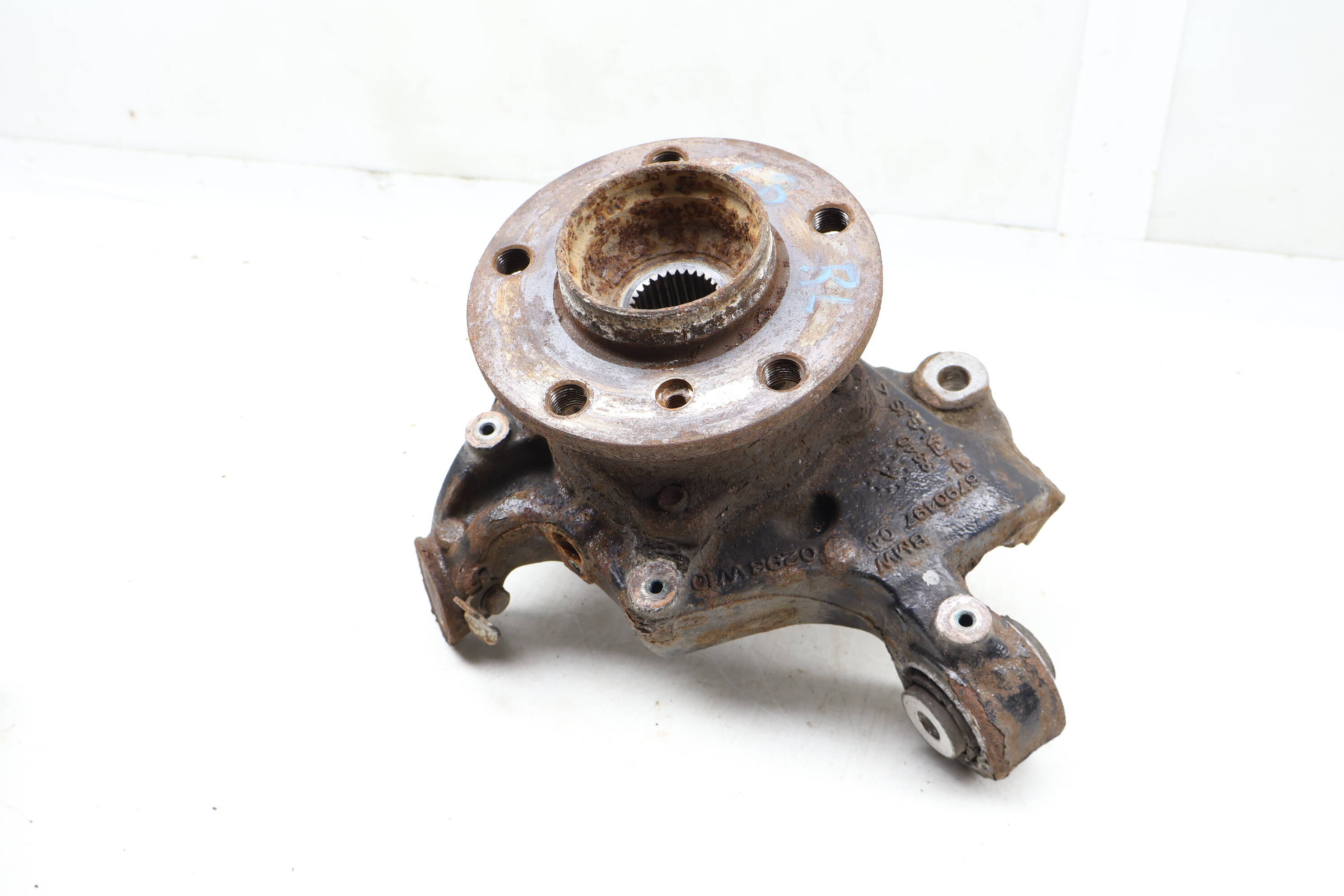 BMW Rear Left Spindle Knuckle W/ Wheel Bearing 33406790497