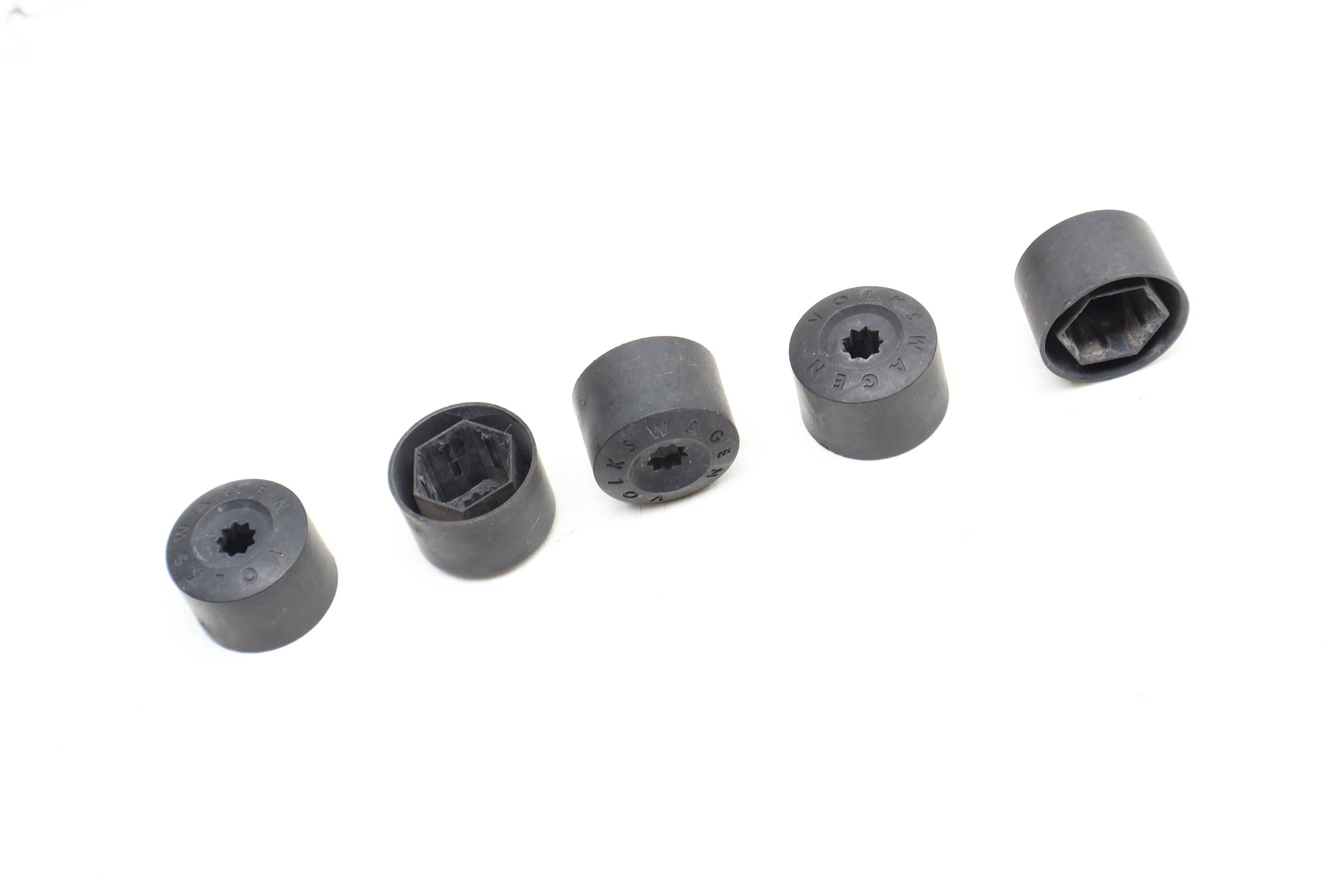 Lug Nut / Bolt Cover / Cap Set (5) 1K0601173