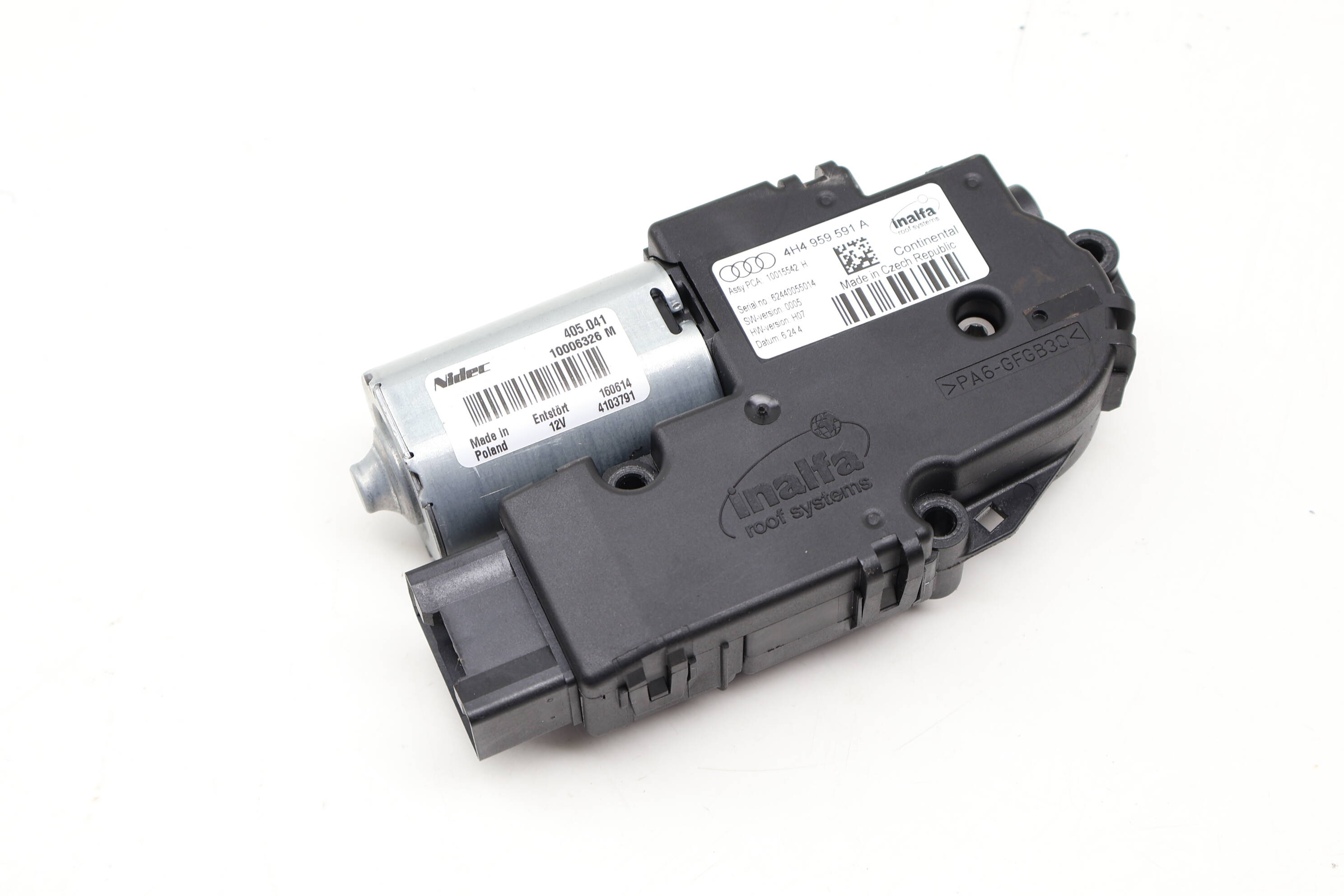 Sunroof / Sun Roof Motor 4H4959591A