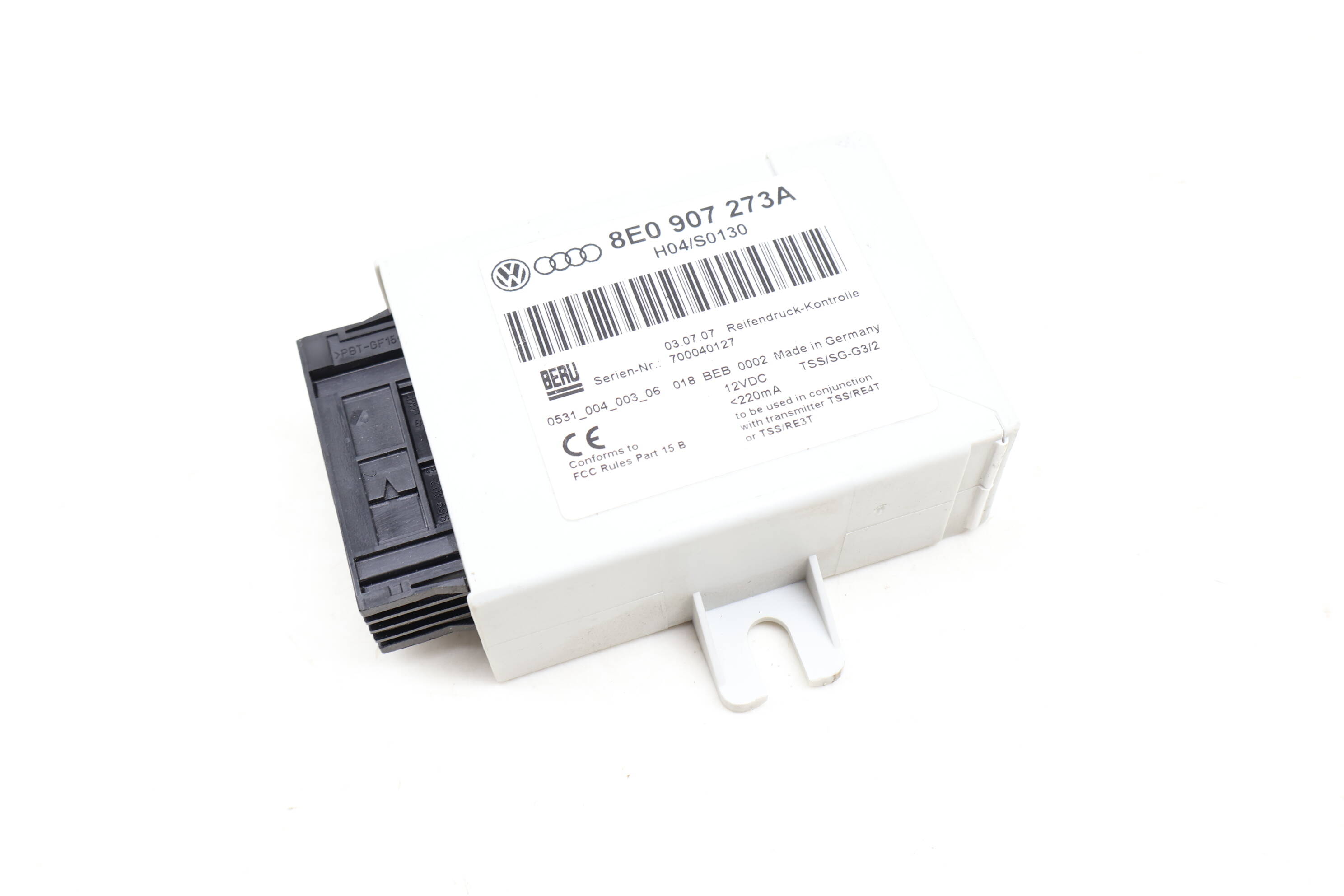 Tpms / Tire Pressure Monitoring Control Module 8E0907273A