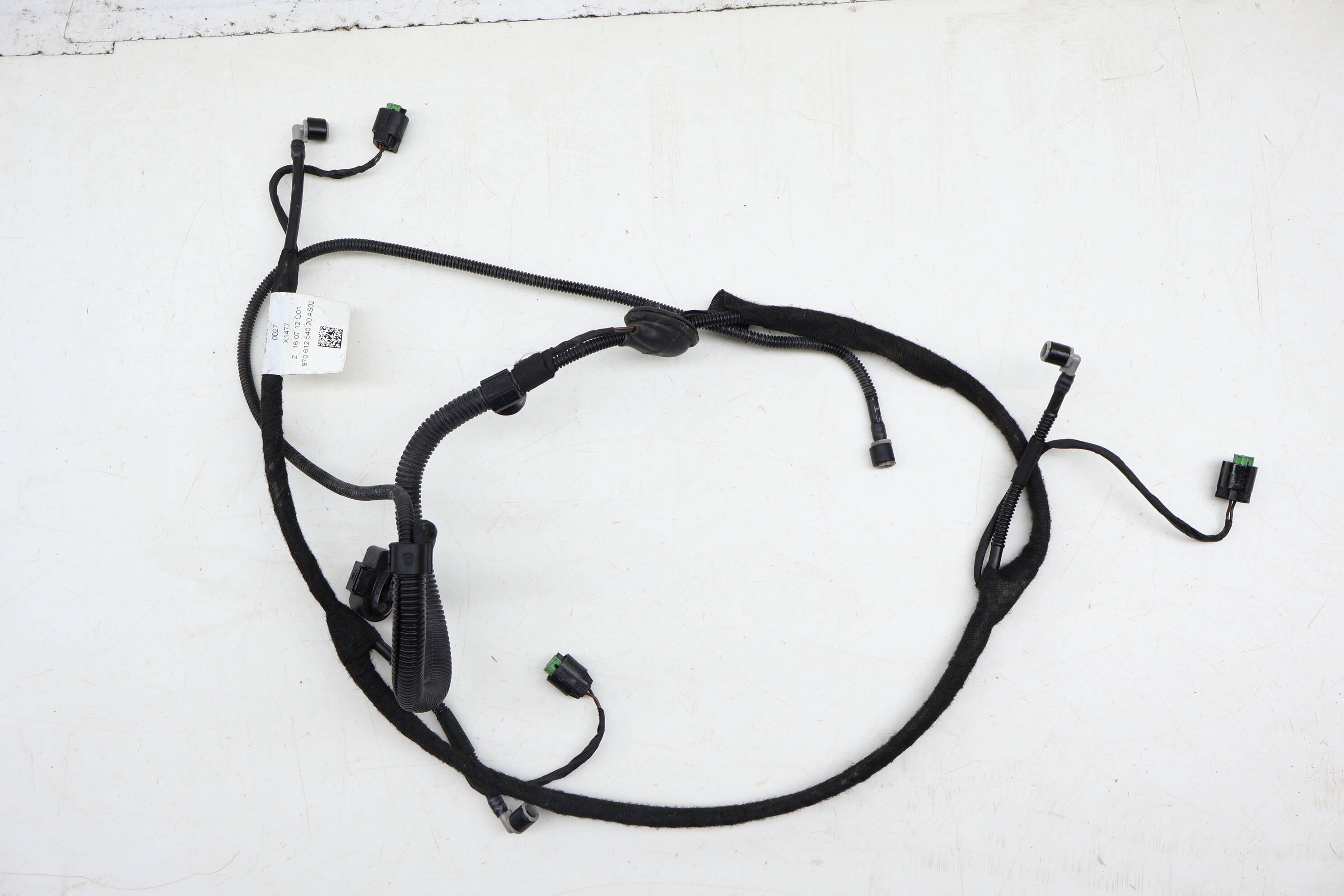 Hood Wiring Harness / Windshield Washer Nozzle Hose 97061254020