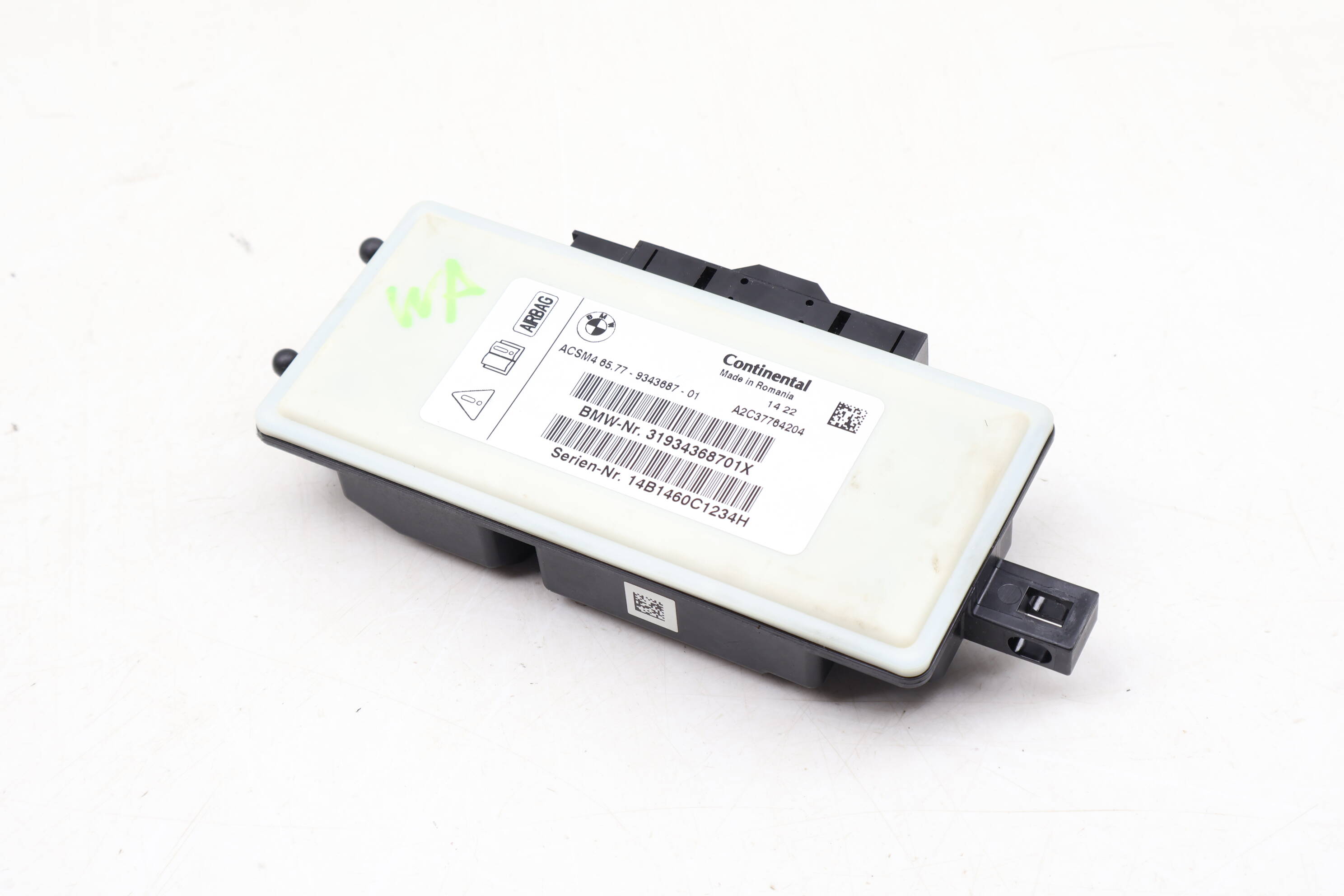 Air Safety Bag / Srs Control Module 65779343687