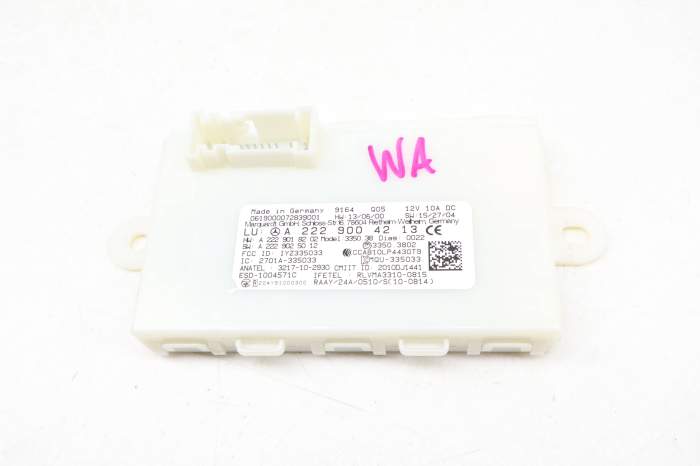 Keyless Go Entry Control Module 2229004213 main product photo